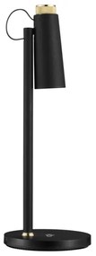 Immax 08991L- Lampada da tavolo LED dimmerabile con Qi di ricarica TIT LED/12W/230V nero
