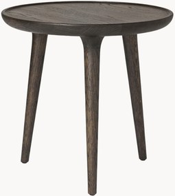 Tavolino rotondo in legno di quercia Accent, fatto a mano