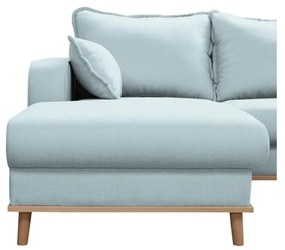 Divano angolare azzurro (angolo sinistro) Beata - Ropez