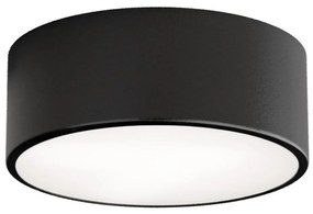 Plafoniera da bagno CLEO 1xE27/24W/230V diametro 20 cm nero IP54