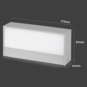 LED Applique da esterno LED/9W/230V 4000K IP65