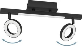 Eglo 900514 - Faretto LED CARDILLIO 2x3,2W + LED 3,3W/230V