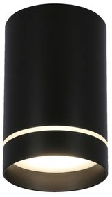 Luce Spot TUBA 1xGU10/15W/230V nero