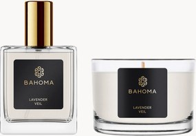 Set profumo per ambienti e candela profumata Lavender Veil, 2 pz (bergamotto, lavanda, note verdi fresche)