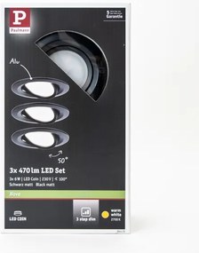 Paulmann 94472 - SET 3xLED/6W IP23 Faretto bagno dimmerabile NOVA 230V