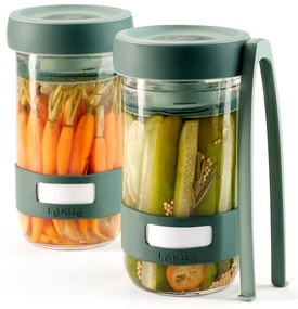 Vaso da fermentazione 2 pz 700 ml Pickles – Lékué
