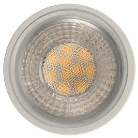 Faretto LED GU10 8W angolo 38° CRI92 No-Flickering Colore Bianco Caldo 3.000K