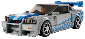 Nissan Skyline GT R Fast & Furious con pilota Brian O’Conner - Lego