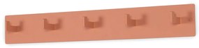Attaccapanni da parete color salmone in metallo 70 cm Leatherman – Spinder Design