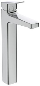 Rubinetto per lavabo getto laminare cristallino Ceraplan cromo lucido IDEAL STANDARD H 32.1 cm