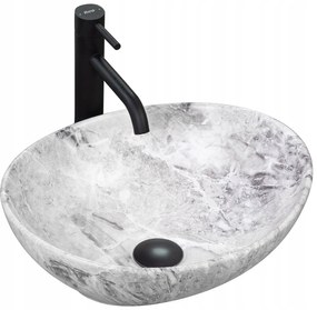 Lavabo da appoggio Rea Sofia Stone