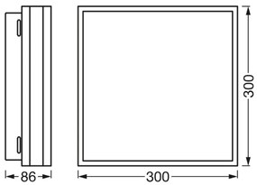 Ledvance - Plafoniera LED dimmerabile SMART+ MAGNET LED/26W/230V Wi-Fi