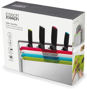 Set di taglieri e coltelli con supporto 10x32 cm Folio Icon Plus - Joseph Joseph
