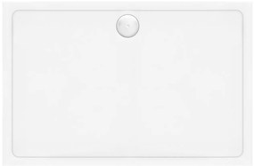 Piatto doccia acrilico Rea Savoy White 80x100