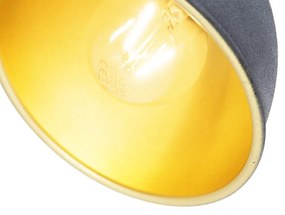 Applique da parete industriale in cemento con rame regolabile - Liko