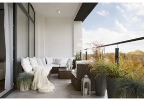 Kanlux 33360 - Luce Spot da esterno AQILO 1xGU10/7W/230V IP65 bianco