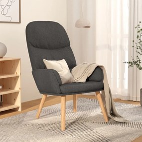 Poltrona Relax Grigio Scuro İn Tessuto /