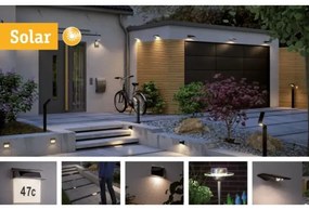 Paulmann 95393-LED/4W IP44 Luce solare dimmerabile con sensore SOLVEIG 3,7V