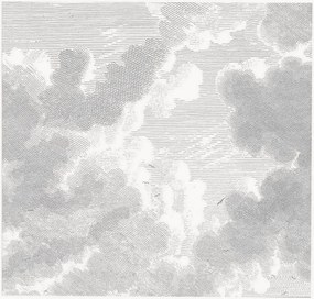 Carta da parati in tessuto non tessuto Engraved Clouds