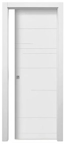 Porta scorrevole VESTA bianco L 70 x H 210 cm reversibile