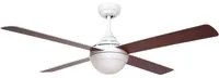 SULION SULION 072817 Bianco - Pino Ventilatore bianco a soffitto con luce 4 pale e telecomando