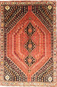 Gashghai Tappeto 220 x 330 Rosso (Iran) Annodato A Mano