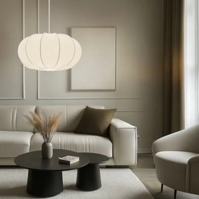 Lampadario a sospensione CAFEE 1xE27/40W/230V Ø 52 cm bianco