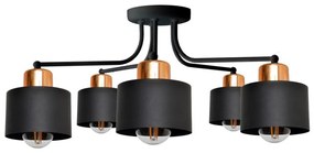 Lampadario a plafone EDISON 5xE27/15W/230V