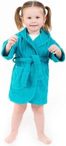 Accappatoio blu in cotone taglia 1-2 anni - Tiseco Home Studio