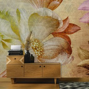 Fotomurale Blooming, oro 450X300 cm