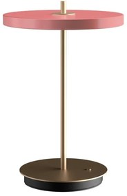 Lampada da tavolo dimmerabile a LED rosa con paralume in metallo (altezza 31 cm) Asteria Move - UMAGE