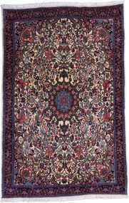 Bidjar Tappeto 130 x 200 (Iran) Annodato A Mano