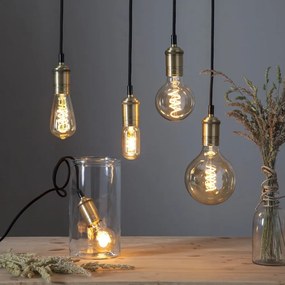 Lampadina con filamenti con intensità regolabile con luce bianca calda con presa E27, 3 W Spiral Filament – Star Trading