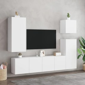Mobile TV a Parete Bianco 80x30x41 cm