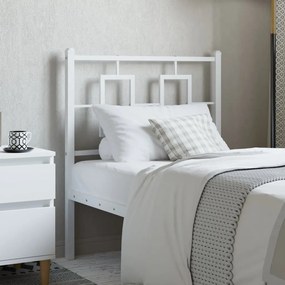 Testiera İn Metallo Bianco 75 Cm /