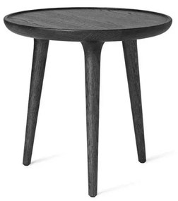 Accent Tavolino Black Stained Oak Small Ø45 - Mater