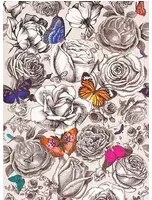 Osborne & Little Carta da parati Butterfly Garden - Multi/ Stone
