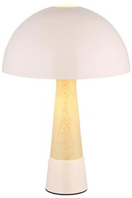 Globo 51570121 - Lampada da tavolo PAULIN 1xE27ILLU/40W/230V beige