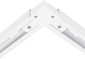 Sistema di illuminazione a binario intelligente con 6 faretti bianchi monofase 300 cm - Iconic Jeana