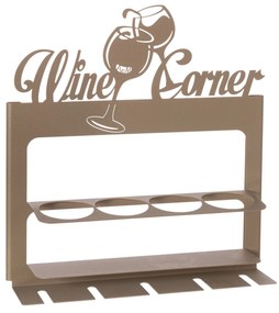 Arti e Mestieri Porta bottiglie di design moderno Wine Corner beige