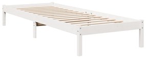 Letto extra lungo senza materasso 80x200 cm in legno di pino