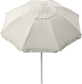 Ombrellone da Giardino Ø165 cm con Palo Ø32 mm in Acciaio Maffei Asia Ecrù...