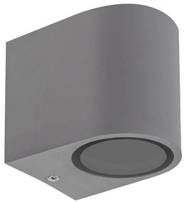 Applique da esterno  PARETE 1xGU10/6W/230V IP54 grigia