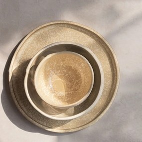 Ciotole bianco-beige in set di 2 pezzi in pietra ø 13,5 cm Sand Grain - Mette Ditmer Denmark