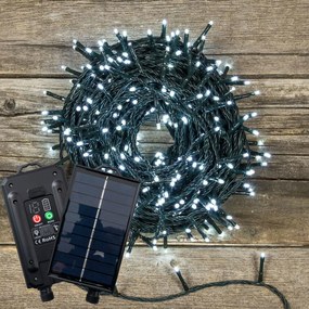Luci di Natale ad Energia Solare 200 led Bianco Freddo