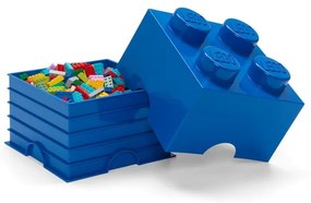 Scatola portaoggetti blu quadrata - LEGO®