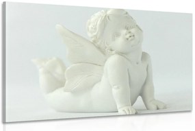 Stampa su tela – Statua d'angelo adorabile