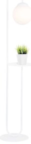 Piantana Minimal Arawn Acciaio Bianco 1 Luce E14 Ip20