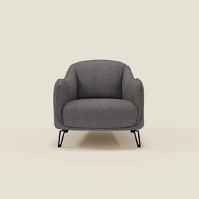 Avela Poltroncina dal comfort senza tempo in morbido tessuto impermeabile T06 antracite