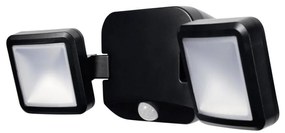 Osram - Proiettore da parete LED per esterni con sensore BATTERY 2xLED/5W/4xD IP54